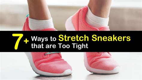 how to stretch sneakers a half size